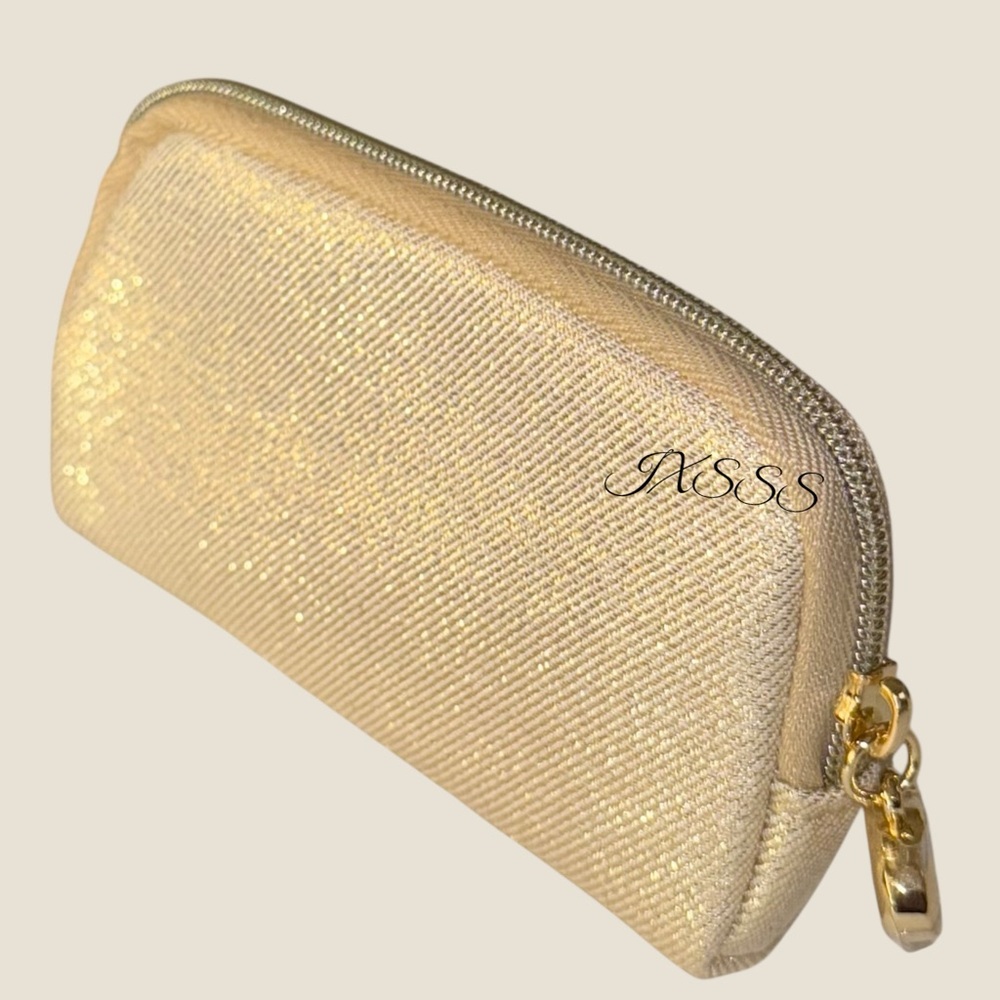 Sparkly Gold-Beige Coach Beauty Mini Coin-Pouch/Fragrance SET - Picture 12 of 15